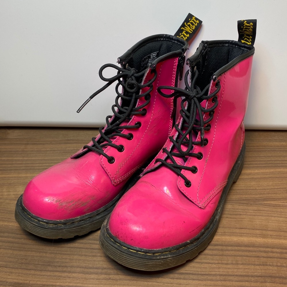 Bubblegum Pink Dr. Martens Boots w/ Zipper!